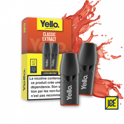 Classic Extract ePod - Yello - Vape Authentique au Goût Tabac Classique - 2 Cartouches