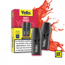 Fruits Rouges ePod - Yello - Vape Fruitée et Savoureuse avec Baies Rouges - 2 Cartouches