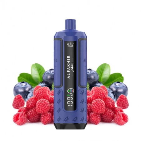 Kit Blueberry Raspberry - 30k Hyper Max Advanced 950 mAh - Crown Bar by Al Fakher