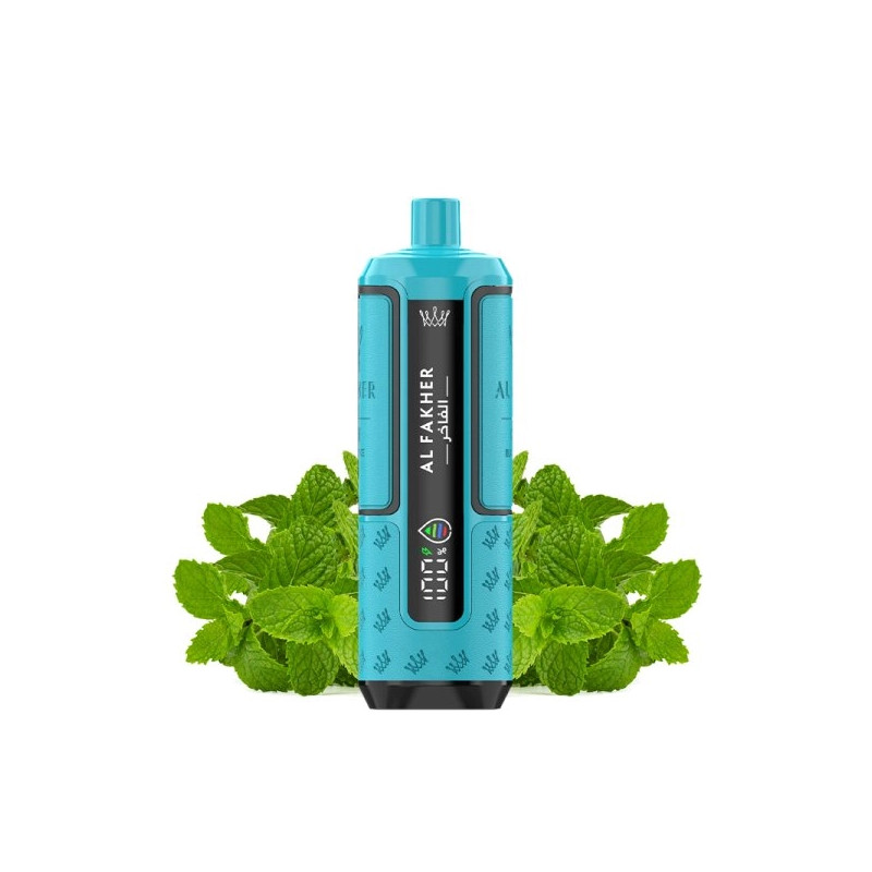 Kit Spearmint - 30k Hyper Max Advanced 950 mAh - Crown Bar by Al Fakher