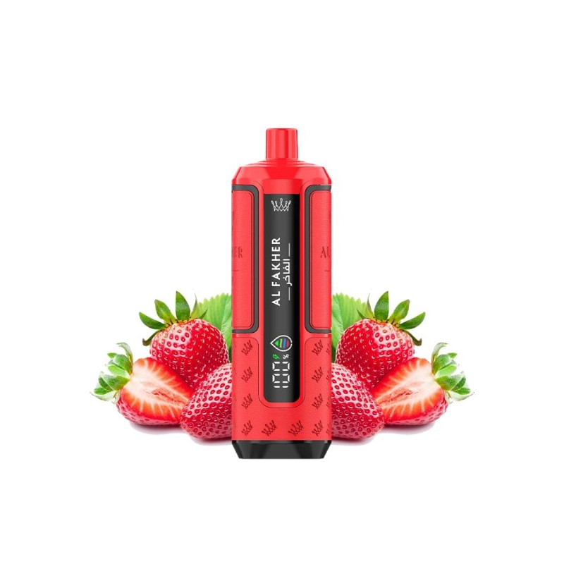 Kit Strawberry Punch - 30k Hyper Max Advanced 950 mAh - Crown Bar by Al Fakher