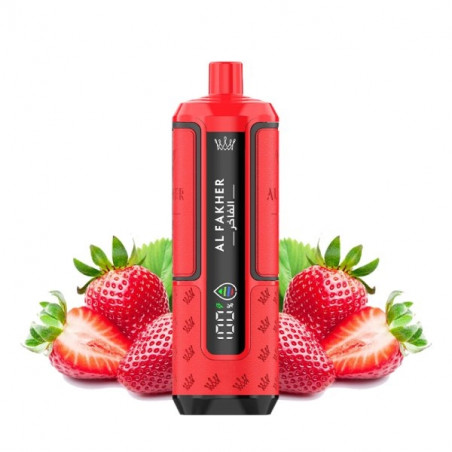 Kit Strawberry Punch - 30k Hyper Max Advanced 950 mAh - Crown Bar by Al Fakher