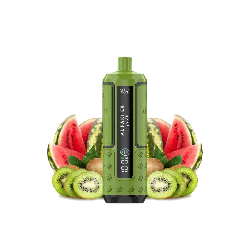 Kit Watermelon Kiwi - 30k Hyper Max Advanced 950 mAh - Crown Bar by Al Fakher
