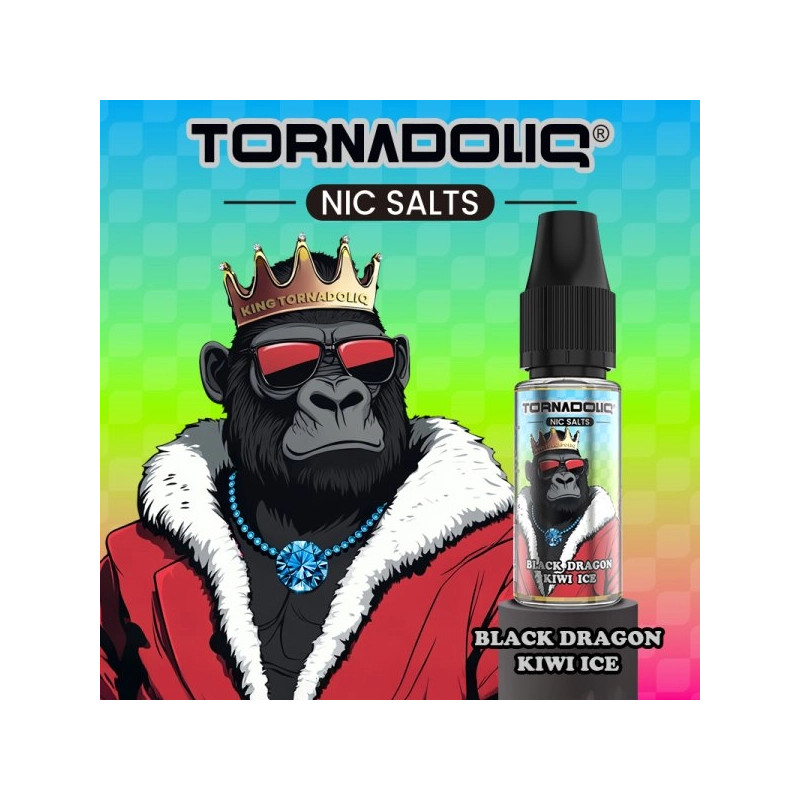 Black Dragon Kiwi 10ml - Tornadoliq - Poster