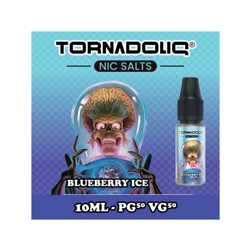 Blueberry Ice 10ml - Tornadoliq - Poster