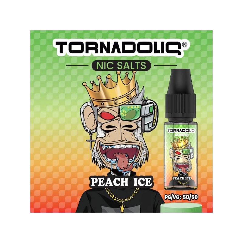 Peach Ice 10ml - Tornadoliq - Poster