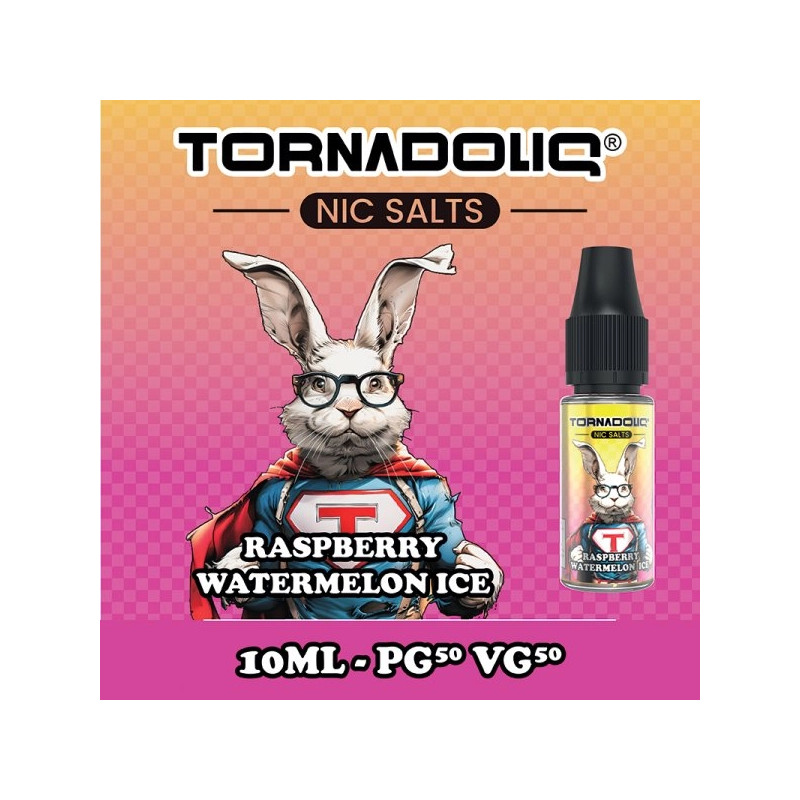 Raspberry Watermelon Ice 10ml - Tornadoliq - Poster