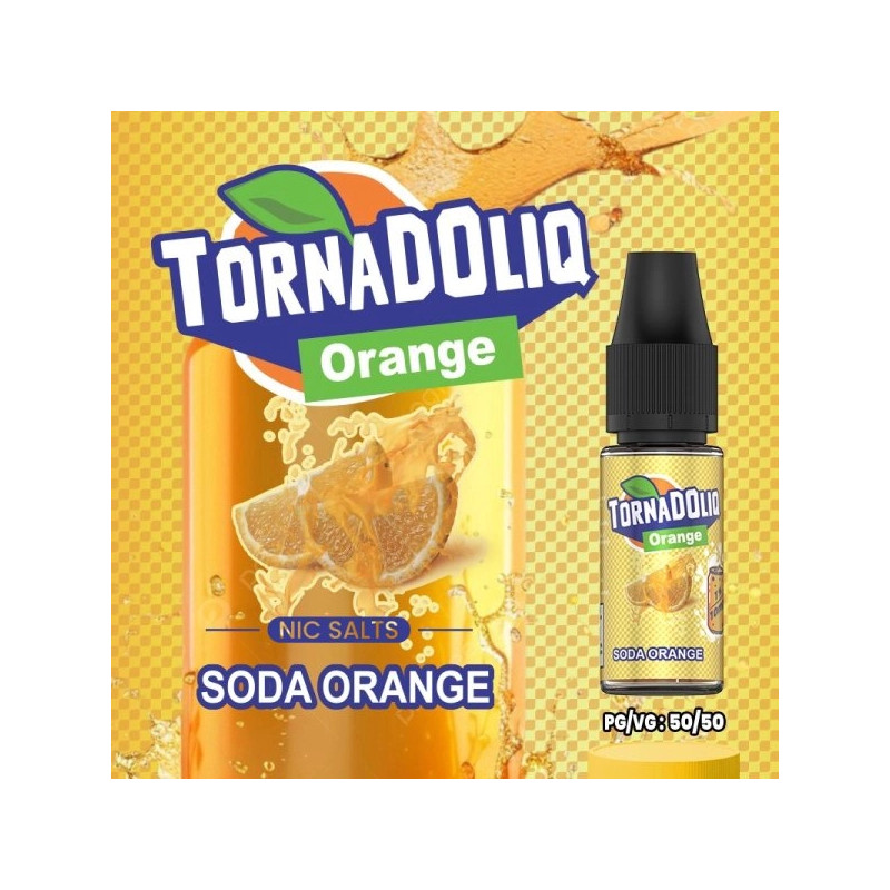 Soda Orange 10ml - Tornadoliq - Poster