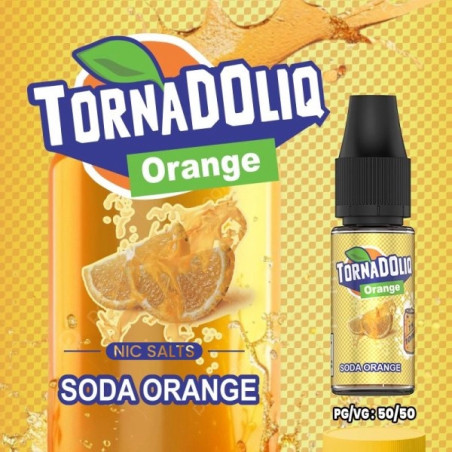 Soda Orange 10ml - Tornadoliq - Poster