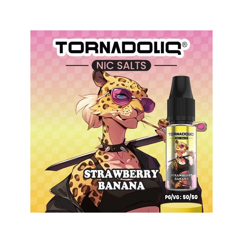 Strawberry Banana 10ml - Tornadoliq - Poster