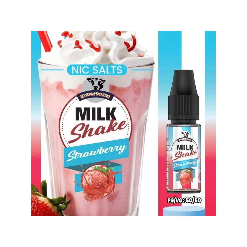 Strawberry Milkshake 10ml - Tornadoliq - Poster