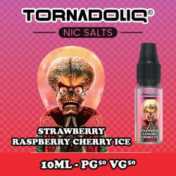 Strawberry Raspberry Cherry Ice 10ml - Tornadoliq - Poster