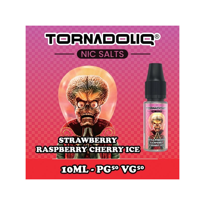 Strawberry Raspberry Cherry Ice 10ml - Tornadoliq - Poster