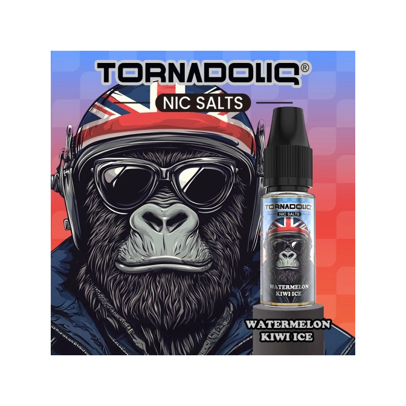 Watermelon Kiwi Ice 10ml - Tornadoliq - Poster