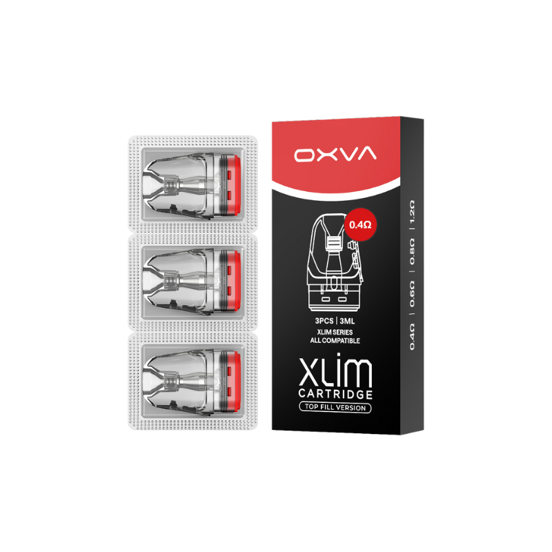 Pack de 3 Cartouches 3mL Xlim V3 - Oxva - 0.4 Ohm - Boite