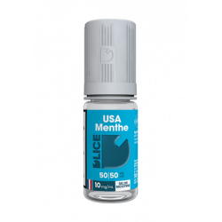 Pack 5 flacons USA Menthe - Sel de Nicotine - DLice - 10 ml