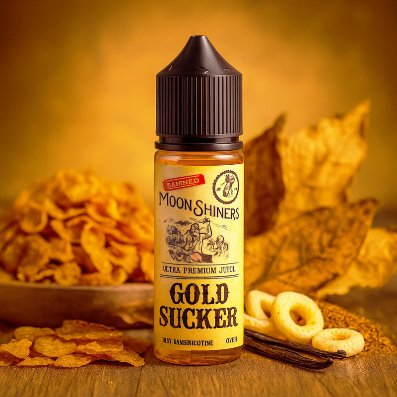 Gold Sucker - Moonshiners - Easy2Shake - ZHC 50ml - 0 ou 3 ou 6mg/ml