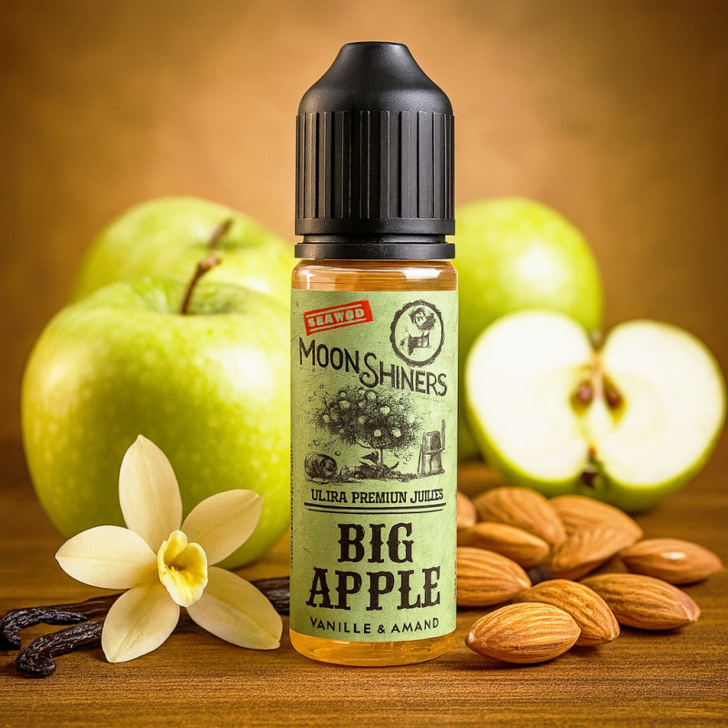 Big Apple - Moonshiners - Easy2Shake - ZHC 50ml - 0 ou 3 ou 6mg/ml