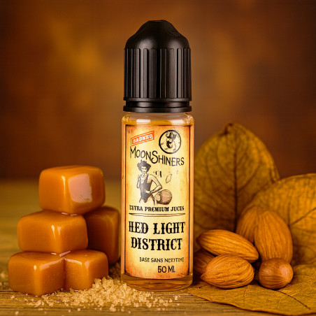 Red Light District - Moonshiners - Easy2Shake - ZHC 50ml - 0 ou 3 ou 6mg/ml