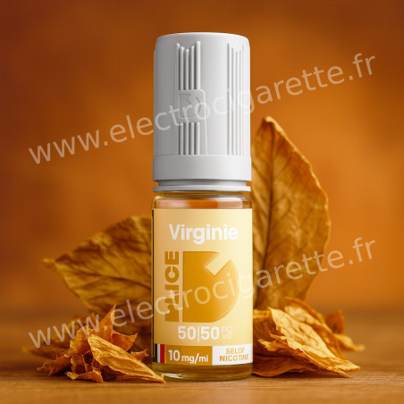 Pack 5 flacons Virginie - Sel de Nicotine - DLice - 10 ml