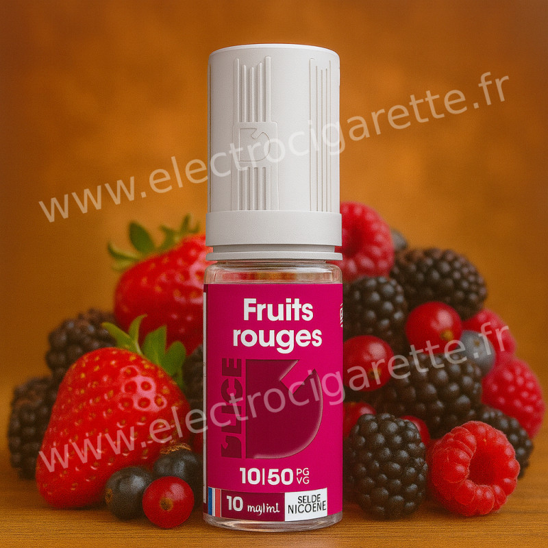 Pack 5 flacons Fruits Rouges - Sel de Nicotine - DLice - 10 ml