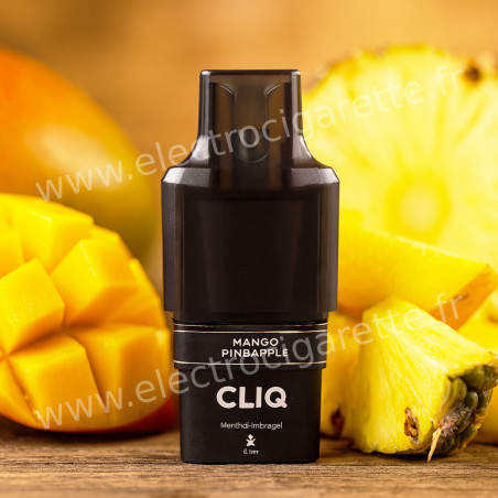 Mangue Ananas - 1 x Cartouche Pré-Remplie Cliq 2ml+10ml 20mg - AVM