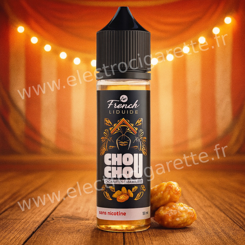 Chouchou - Kit Easy2Shake - Le French Liquide - ZHC 50ml - 0 ou 3 ou 6mg/ml