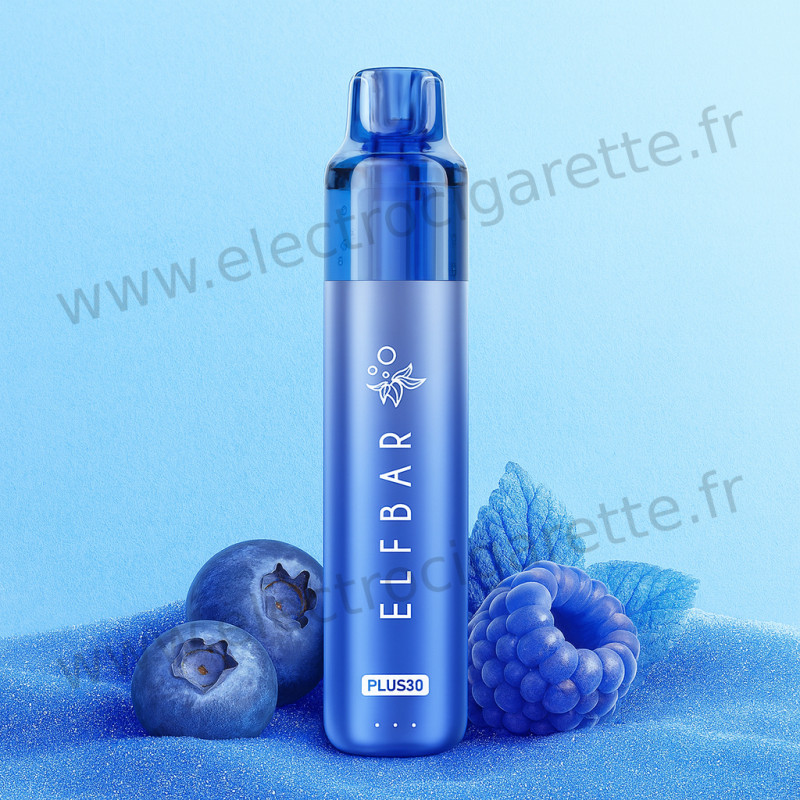 Myrtille Framboise Acidulée - Kit Plus30 - Elfbar - 20mg