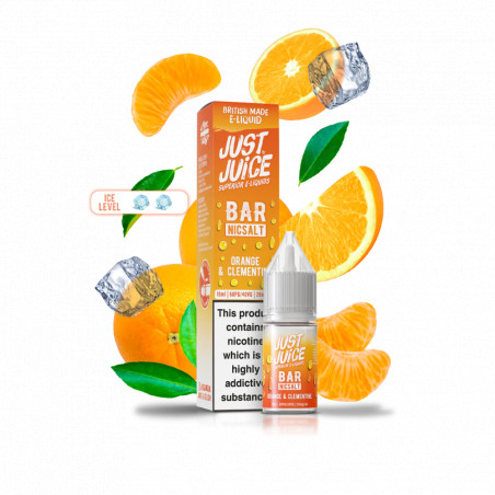 Orange Clémentine - Nic Salt - Bar NicSalt - Just Juice - 10mL