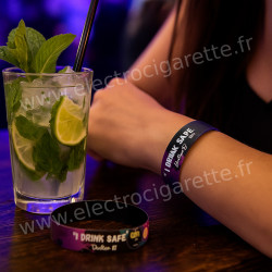 Pack de 2 x Bracelets de détection de GHB - I Drink Safe de Doctor B