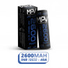 Accus MPV - 2600 mAh - INR 18650 - 40a - MG Vape