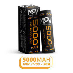 Accus MPV - 5000 mAh - INR 21700 - 30a - MG Vape