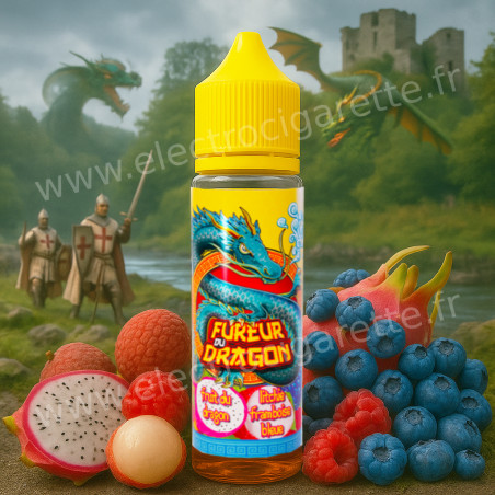Fruit Du Dragon Litchi Framboise Bleue - Fureur Du Dragon - Le Vapoteur Breton - 50ml