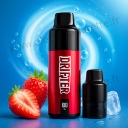 Fraise Glacée - Kit ou Pod Drifter Bar 6000 10 2ml 20mg - Drifter