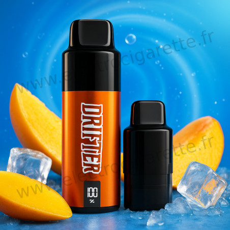Mangue Glacée - Kit ou Pod Drifter Bar 6000 10 2ml 20mg - Drifter