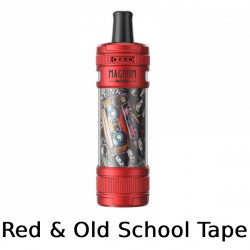 E-Chicha Magnum Nano - Aspire - Red azerty Old School Tape