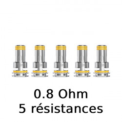 Pack de 5 x Résistances B MTL Series 0.8? - Geekvape