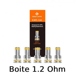 Boite de 5 x Résistances B MTL Series 1.2? - Geekvape