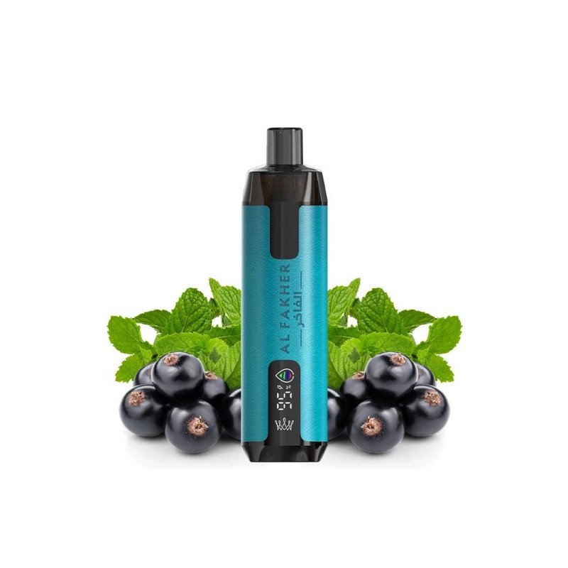 Blackcurrant Mint - Supermax 6k 20mg - Crown Bar by Al Fakher