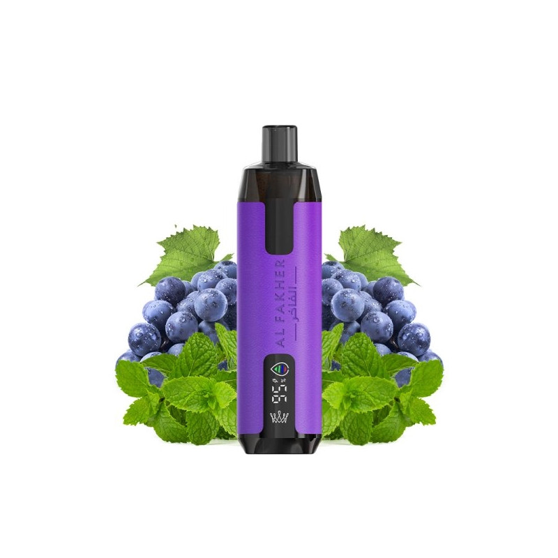 Grape Mint - Supermax 6k 20mg - Crown Bar by Al Fakher