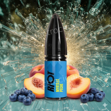 Myrtille Pêche - 10ml - RIOT X