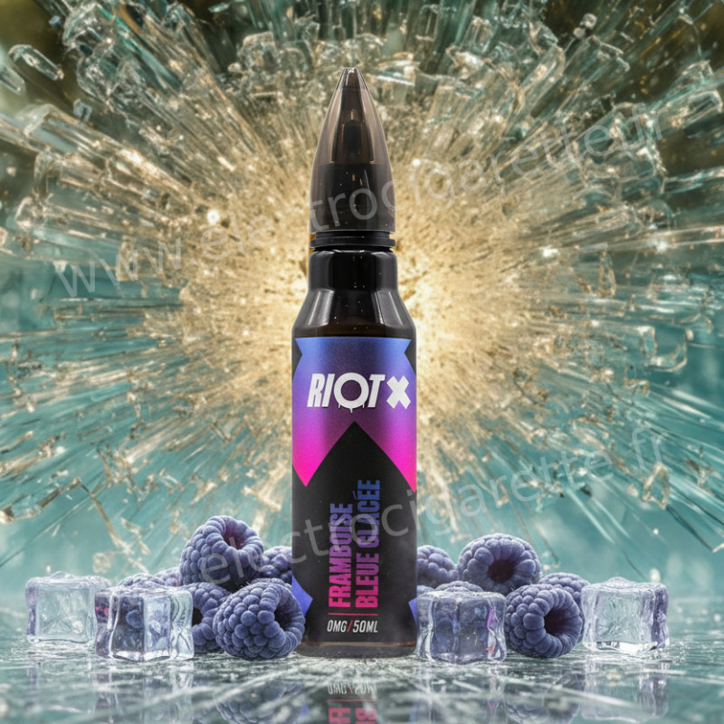 Framboise Bleu Glacée - ZHC 50ml - RIOT X