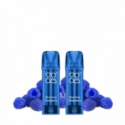Blue Sour Raspberry - 2 x Cartouches Pré-remplies Vapilo 800Puffs 20mg 2ml - Voom