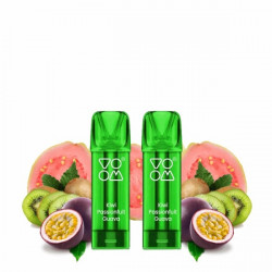 Kiwi Passion fruit Guava - 2 x Cartouches Pré-remplies Vapilo 800Puffs 20mg 2ml - Voom