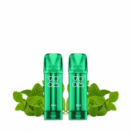 Mint - 2 x Cartouches Pré-remplies Vapilo 800Puffs 20mg 2ml - Voom