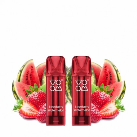 Strawberry Watermelon - 2 x Cartouches Pré-remplies Vapilo 800Puffs 20mg 2ml - Voom