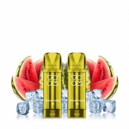 Watermelon Ice - 2 x Cartouches Pré-remplies Vapilo 800Puffs 20mg 2ml - Voom