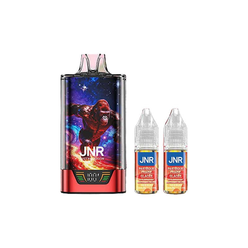 Pastèque Fraise Glacée - Kit GorillaX 43000 avec 2x10ml - 20mg - JNR