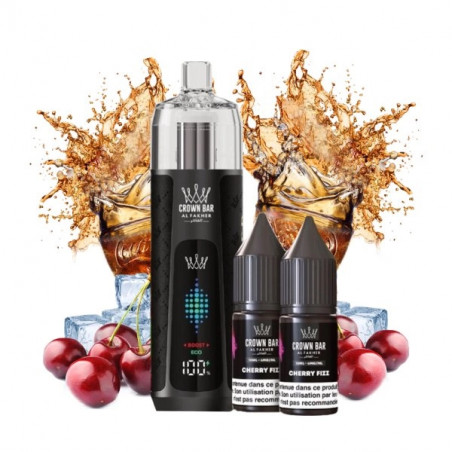 Cerise Fizz - Kit Refill Pro 1000mAh 2x10ml 6mg - Crown Bar Al Fakher