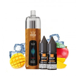 Cool Mango - Kit Refill Pro 1000mAh 2x10ml 6mg - Crown Bar Al Fakher